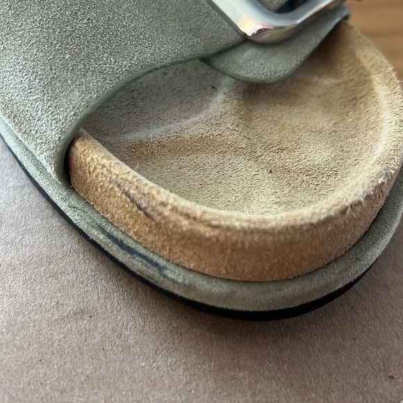 ZARA Buckled suede Sandal size 38 - Picture 10 of 16